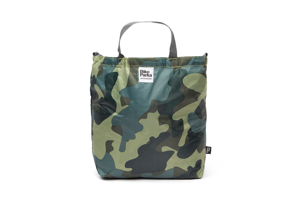 BikeParka Packable Ripstop Tote in camo